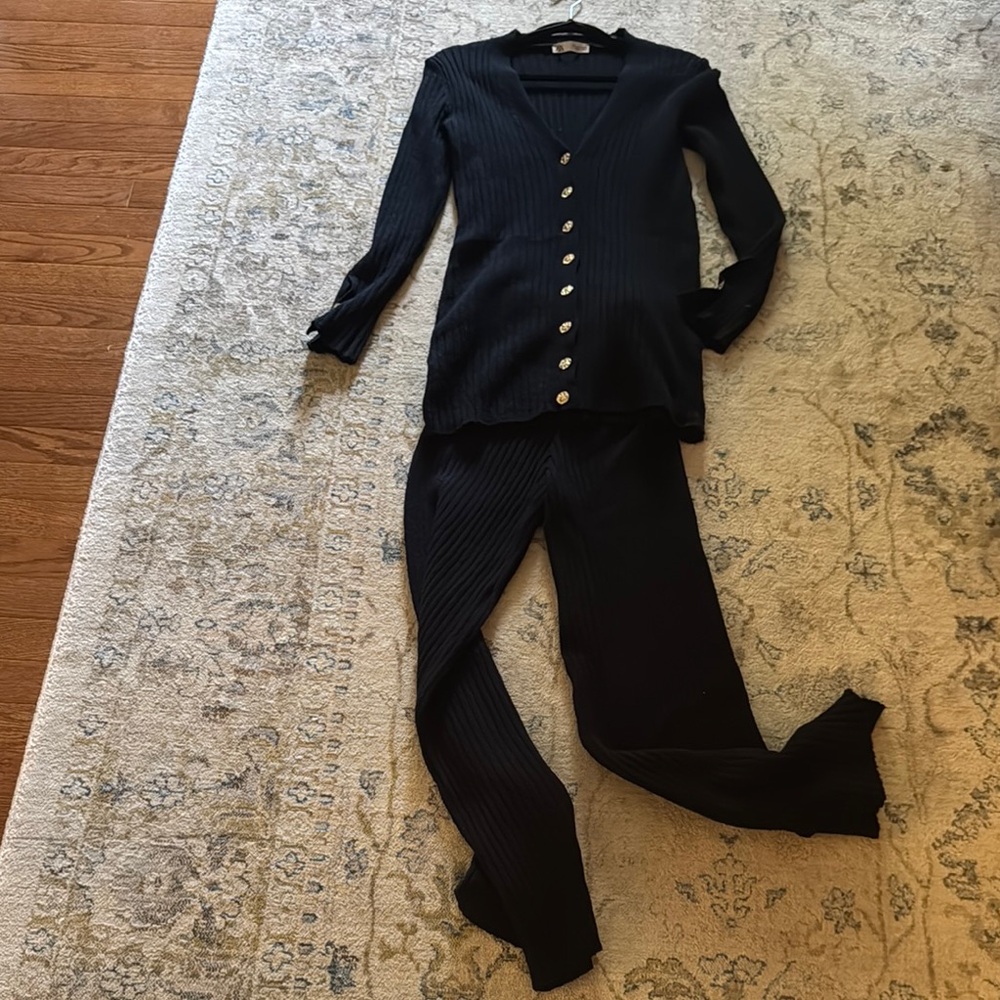 Zara Navy Women's Jumpsuit